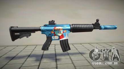 Santa M4 para GTA San Andreas