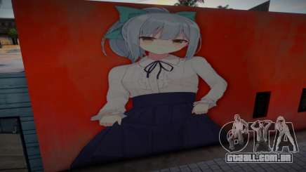 Anime Girl Wall Art pt. 7 para GTA San Andreas