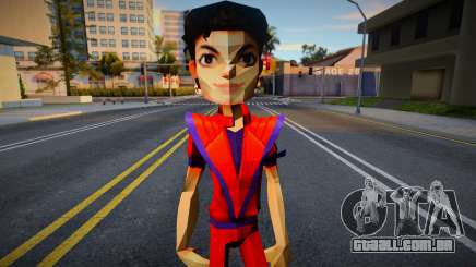 Michael Jackson con traje de Thriller del juego para GTA San Andreas