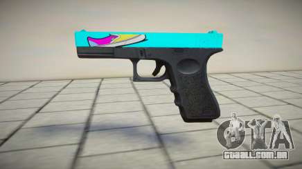 Desert Eagle Blue and Black para GTA San Andreas