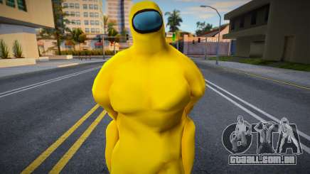 Among Us Imposter Musculosos Yellow para GTA San Andreas