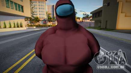 Among Us Imposter Musculosos v2 para GTA San Andreas