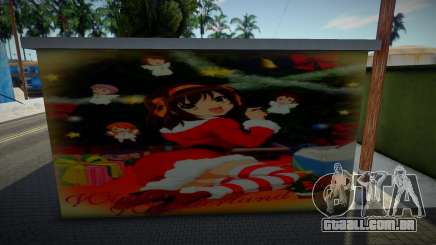 Mural Navidad Haruhi para GTA San Andreas