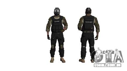 Um funcionário do destacamento Rosgvardia para GTA San Andreas