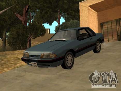 Ford Mustang LX 5.0 Coupe 1991 para GTA San Andreas