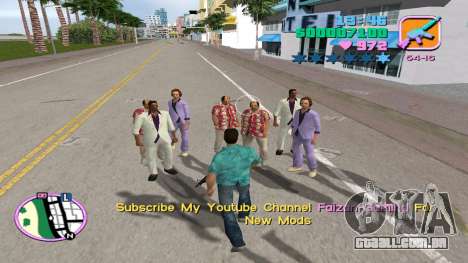 Spawn Diaz, Lance, Ken como guarda-costas para GTA Vice City