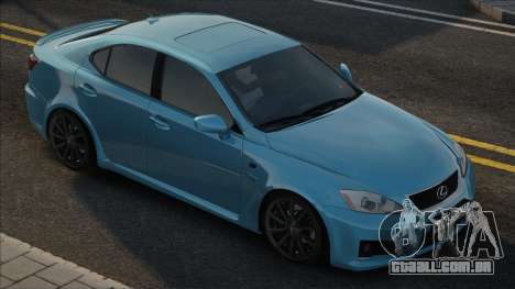 Lexus IS-F Blue para GTA San Andreas