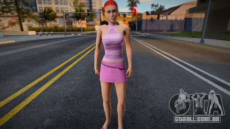 Menina no estilo do vestido CR 4 para GTA San Andreas