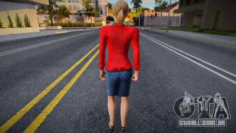 Mulher comum no estilo KR 7 para GTA San Andreas