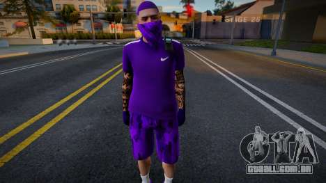 SKIN DOS ROXOS para GTA San Andreas