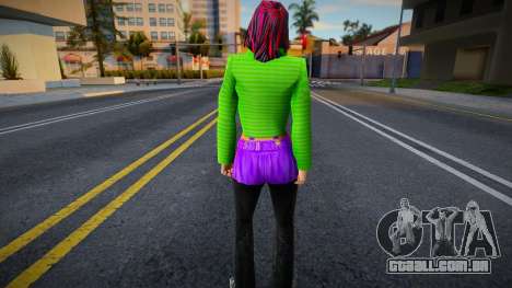 Jill Richards from Flatout 2 para GTA San Andreas