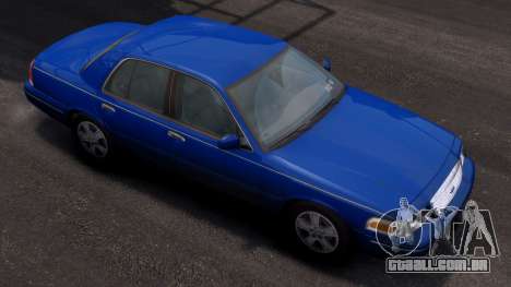 Ford Crown Victoria LX 1999 [Blue] para GTA 4