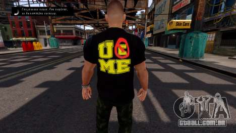 Jocks em camisetas de lutadores da WWE para GTA 4