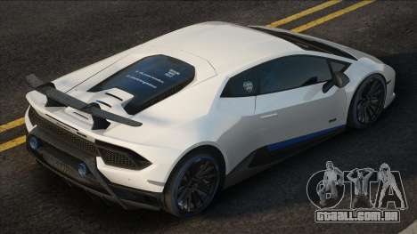 Lamborghini Huracan Perfomante White para GTA San Andreas