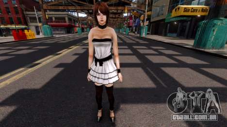 Fatal Frame 4 Girl Ruka White Dress para GTA 4