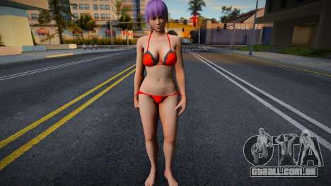 Ayane Red Swimsuit para GTA San Andreas
