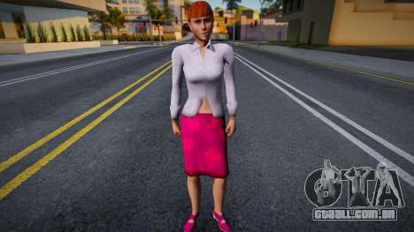 Mulher comum no estilo KR 2 para GTA San Andreas