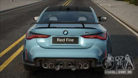 BMW M4 G82 Competition [Red Fire] para GTA San Andreas