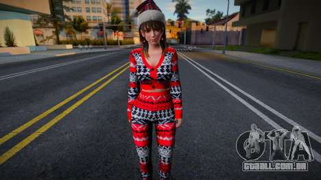 DOAXVV Nanami - Christmas Clothes Set v1 para GTA San Andreas