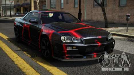 Nissan Skyline R34 R-Sport S8 para GTA 4