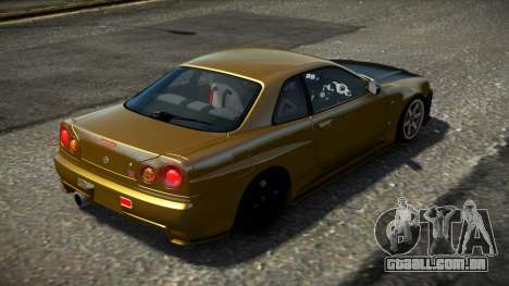 Nissan Skyline R34 X-Sport para GTA 4