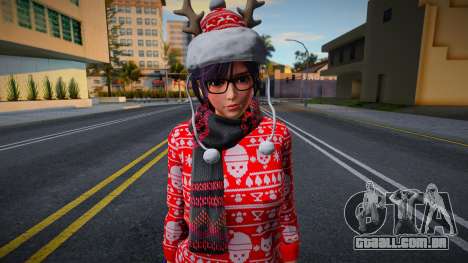 Nagisa - Christmas Winter Wonder Pijama v2 para GTA San Andreas