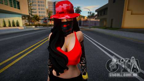 FAZENDO SKIN FEMININA 1 para GTA San Andreas