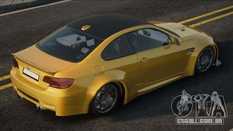 BMW M3 E92 Coupe [Yellow] para GTA San Andreas