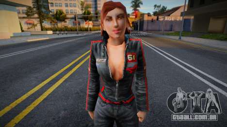 Katie Jackson from Flatout 2 para GTA San Andreas