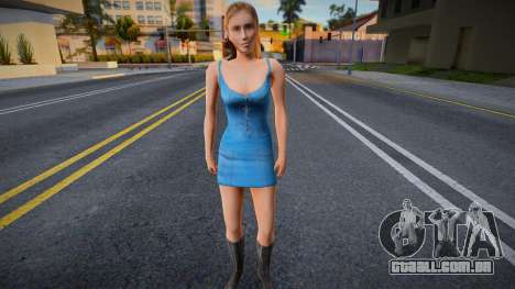 Menina no vestido do estilo KR para GTA San Andreas