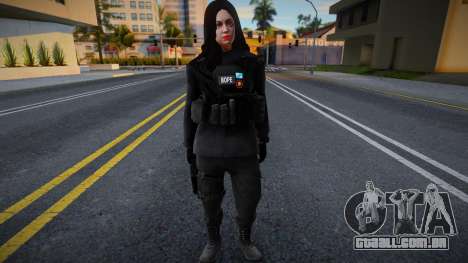 Menina da polícia para GTA San Andreas