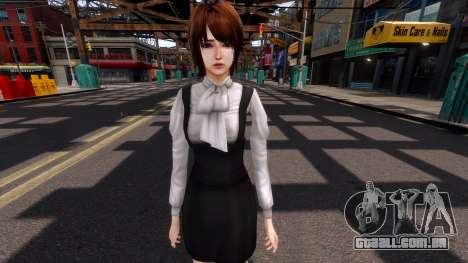 Fatal Frame 4 Girl Ruka School Uniform para GTA 4
