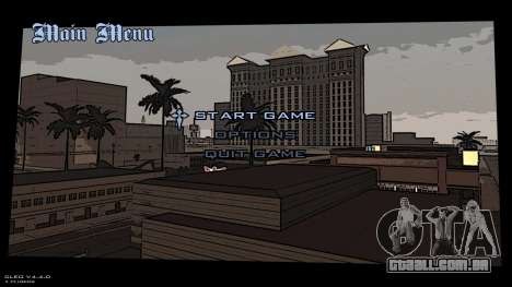 Novo fundo de menu estilo quadrinho para GTA San Andreas