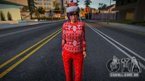 Nagisa - Christmas Winter Wonder Pijama v3 para GTA San Andreas