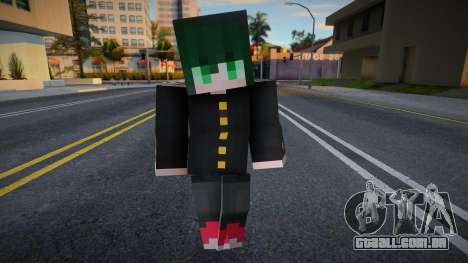 Middle School Deku (Boku no Hero Academia) Minec para GTA San Andreas