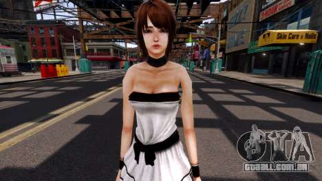 Fatal Frame 4 Girl Ruka White Dress para GTA 4