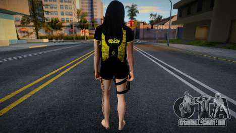 Girl Milicia para GTA San Andreas