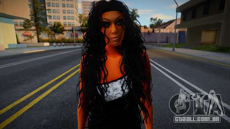 SKIN FEMININA DE VESTIDO para GTA San Andreas