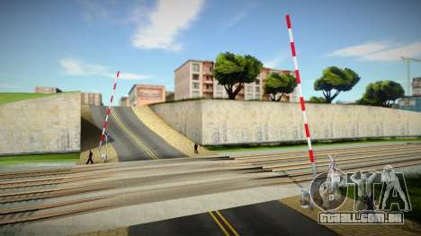 Two Tracks old barrier and without bell para GTA San Andreas