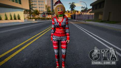 DOAXVV Nanami - Christmas Clothes Set v2 para GTA San Andreas