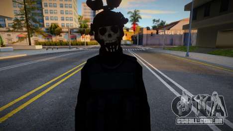 Swat (mask Ghost) para GTA San Andreas