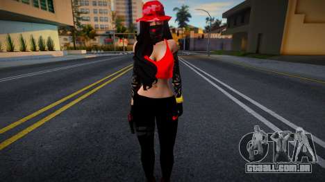 FAZENDO SKIN FEMININA 1 para GTA San Andreas