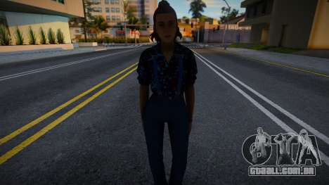 Eleven from Stranger Things para GTA San Andreas