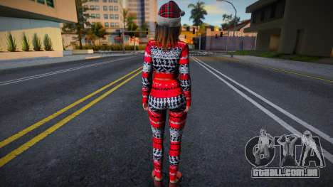 DOAXVV Nanami - Christmas Clothes Set v2 para GTA San Andreas