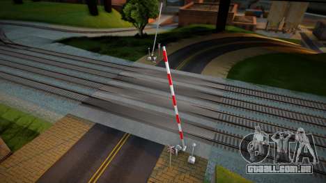 Two Tracks old barrier and with bell para GTA San Andreas
