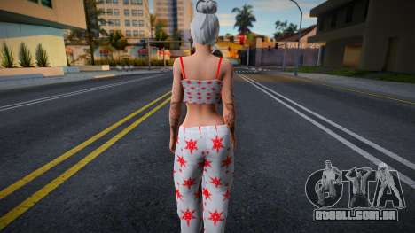 Pele feminina de pijama para GTA San Andreas
