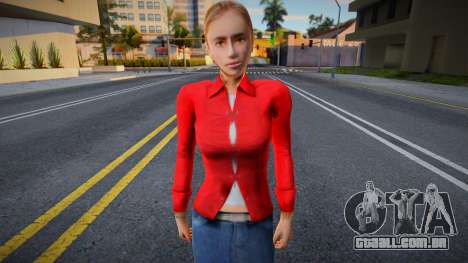 Mulher comum no estilo KR 7 para GTA San Andreas