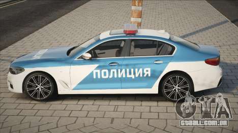 BMW G30 540i Police para GTA San Andreas