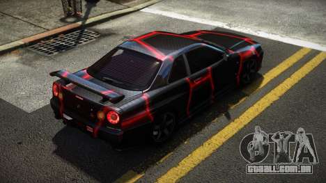 Nissan Skyline R34 R-Sport S8 para GTA 4