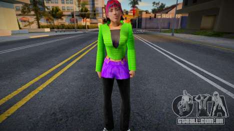 Jill Richards from Flatout 2 para GTA San Andreas